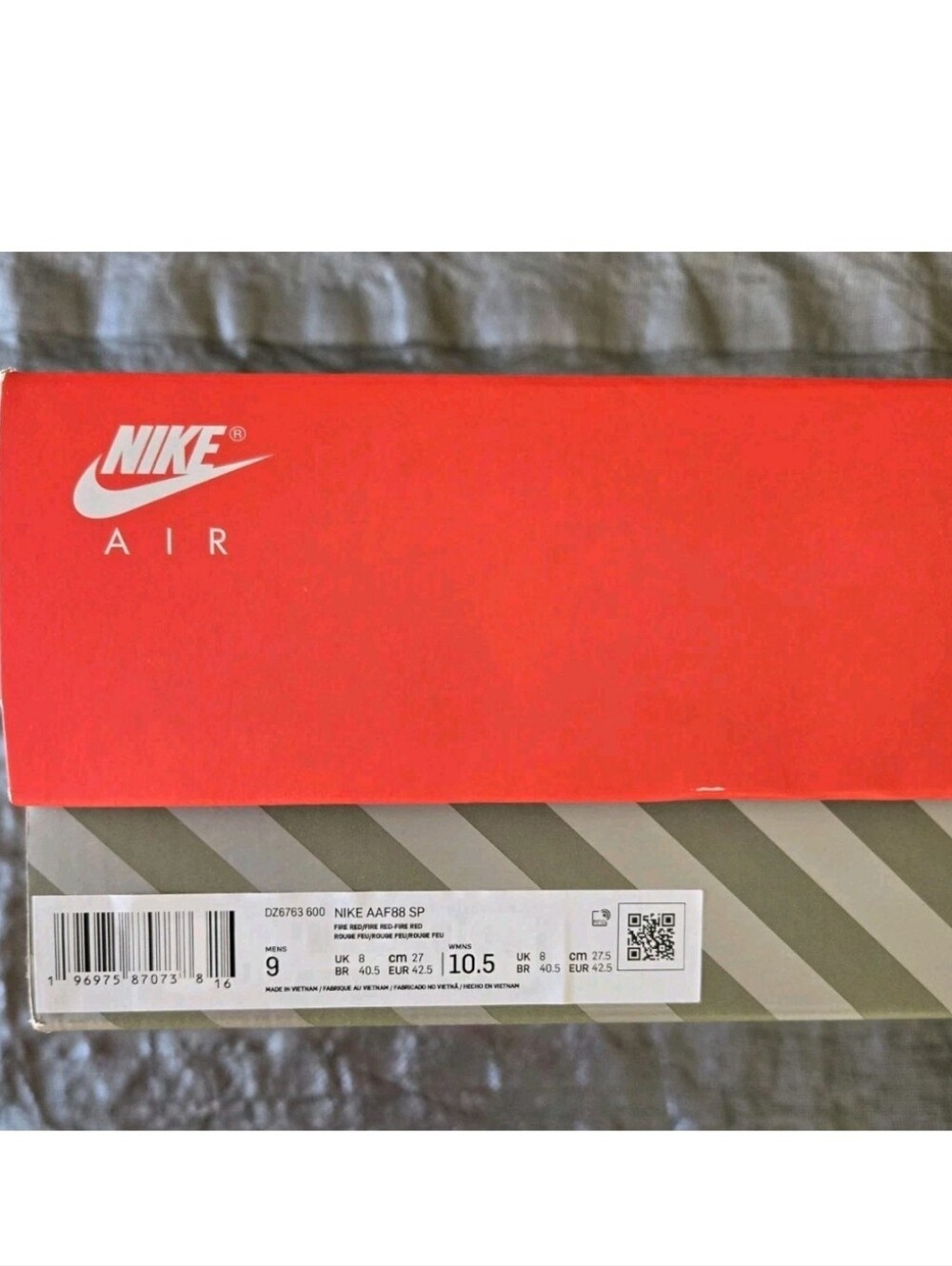 Nike Air Alpha Force 88 SP Billie Eilish Fire Red Men's Size 9 - Picture 4 of 8